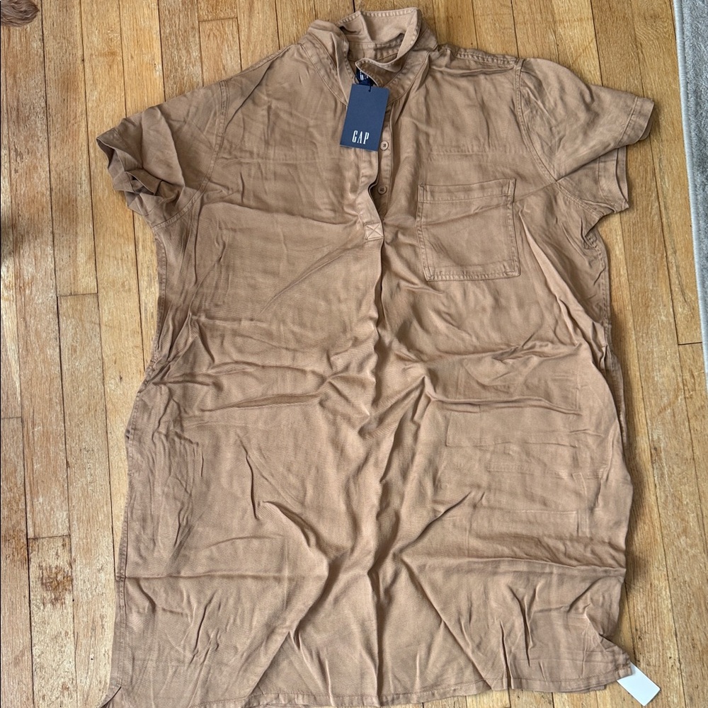 NWT GAP Tan casual dress